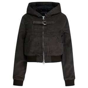 OUR LEGACY Hooded Bomber Jacket with D-Ring Detail Women BROWN Coats & Jackets